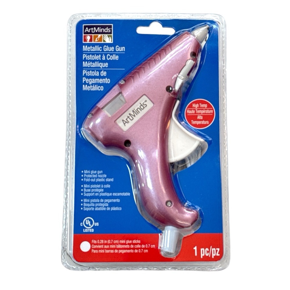 Art Minds Mini Metallic Glue Gun Purple